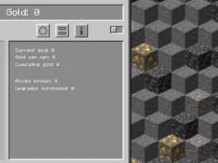 Logħba Minecraft Gold Clicker onlajn