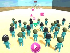 Logħba Squid Game Race 3d onlajn