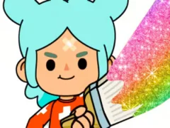 Logħba Coloring Book: Toca Boca Rita onlajn