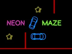 Logħba Neon Car Maze onlajn