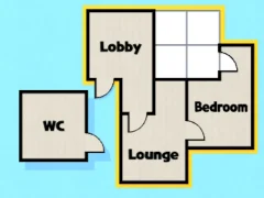Logħba Room Sort - Floor Plan onlajn