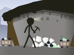 Logħba Stickman Mining Simulator onlajn