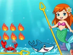 Logħba Princess vs Shark onlajn