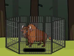 Logħba Rescue the Bison from Cage onlajn