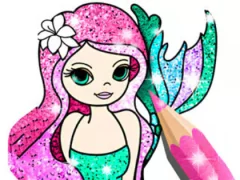 Logħba Coloring Book: Little Mermaid onlajn