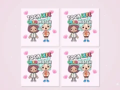 Logħba Toca Life Memory Card Match onlajn