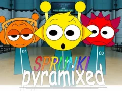 Logħba Sprunki Pyramixed: Squid Game onlajn