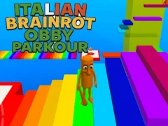 Logħba Italian Brainrot Obby Parkour onlajn