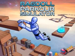 Logħba Ragdoll Parkour Simulator onlajn