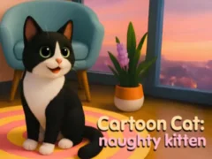 Logħba Cartoon Сat: naughty kitten onlajn
