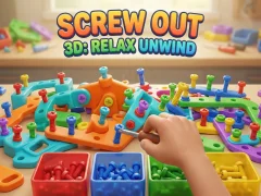 Logħba Screw Out 3D: Relax Unwind onlajn