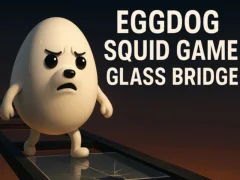 Logħba Eggdog Squid Game Glass Bridge onlajn