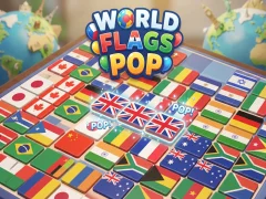 Logħba World Flags Pop onlajn