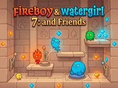 Logħba Fireboy & Watergirl 7: and Friends onlajn