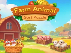 Logħba Farm Animal Sort Puzzle onlajn