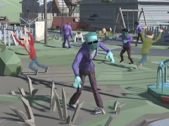 Logħba City Apocalypse 3D Of Zombie Crowd onlajn