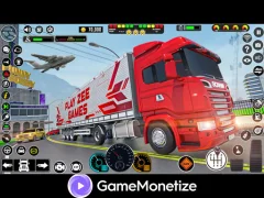 Logħba Crazy car transport truck onlajn
