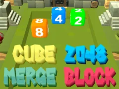 Logħba 2048 Cube Merge Block onlajn