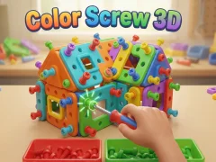 Logħba Color Screw 3D onlajn