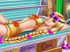 Logħba Goldie Princess Tanning onlajn
