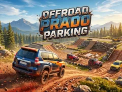 Logħba Offroad Prado Parking onlajn