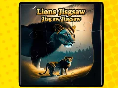 Logħba Lions Jigsaw Jigsaw onlajn