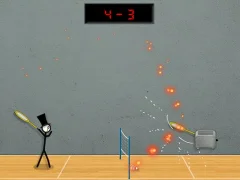 Logħba Stick Figure Badminton 3 onlajn