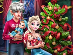 Logħba Elsa Family Christmas onlajn