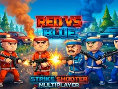 Logħba Red vs Blue. Strike Shooter Multiplayer onlajn