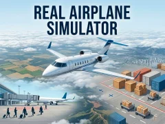 Logħba Real Airplane Simulator onlajn