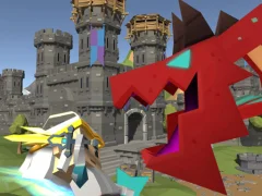 Logħba Blocky Fantasy Battle Simulator onlajn