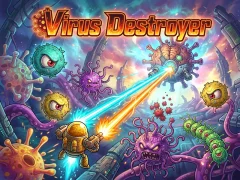 Logħba Virus Destroyer onlajn
