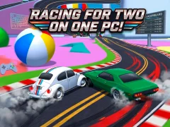 Logħba Racing for Two on One PC! onlajn