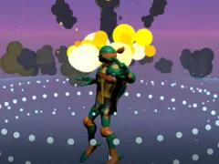 Logħba Ninja Runner Fighter onlajn