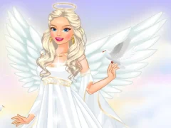 Logħba Sweet angel dress up onlajn