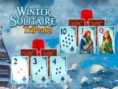 Logħba Winter Solitaire TriPeaks onlajn