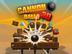 Logħba Cannon Balls 3D onlajn