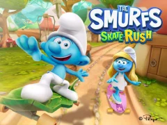 Logħba The Smurfs Skate Rush onlajn