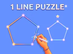 Logħba 1 Line Puzzle onlajn