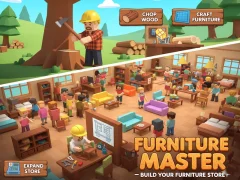Logħba Furniture Master – Build Your Furniture Stor onlajn