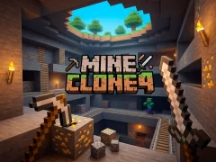 Logħba Mine Clone 4 onlajn