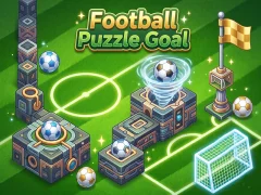 Logħba Football Puzzle Goal onlajn