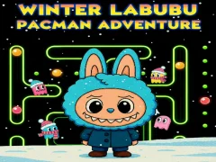 Logħba Winter Labubu Pacman Adventure onlajn