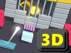 Logħba Brick Breaker 3d onlajn