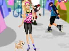 Logħba Barbie on roller skates onlajn
