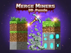 Logħba Merge Miners 3D Puzzle onlajn