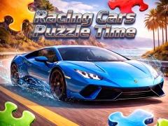 Logħba Racing Cars Puzzle Time onlajn