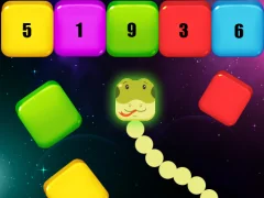 Logħba Snake Blocks and Numbers onlajn