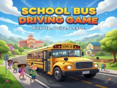 Logħba School Bus Driving Game onlajn