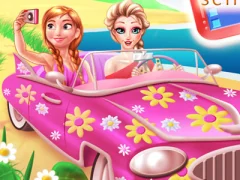 Logħba Princesses Road Trip Fun onlajn